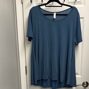 LuLaRoe Steel Blue Top